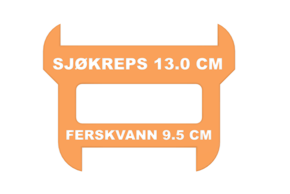 Krepsemål 9 cm